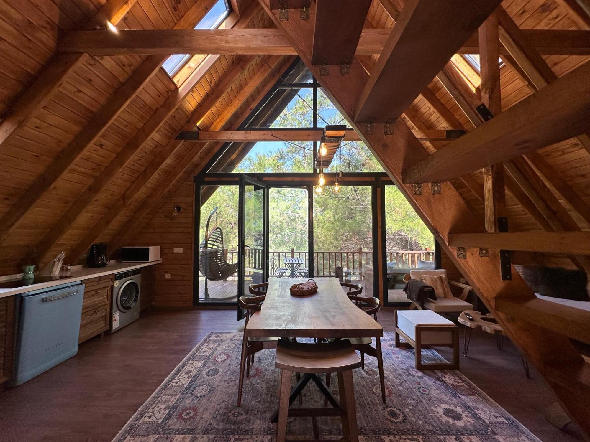 Panurlawoodenhouse Oezel Havuz& Sauna Mavi Exterior photo